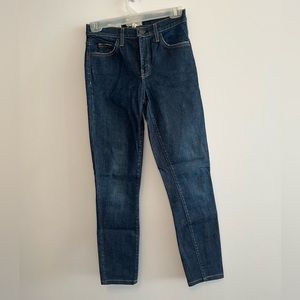 High-waisted “Stiletto” Dark Blue Jeans | Current/Elliot